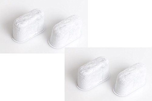 De'Longhi 4x Coffee Machine Water Filter, Anti-Limescale, Activated Carbon, BCO410