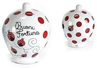 SALVADANAIO terracottaBUONA FORTUNA N° 16 cod. 7226