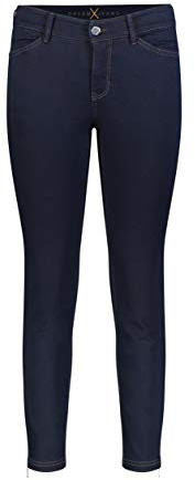 MAC Dam raka ben 3/4 byxor Dream Chic, Blå (Dark Rinsewash D801), 44W / 27L