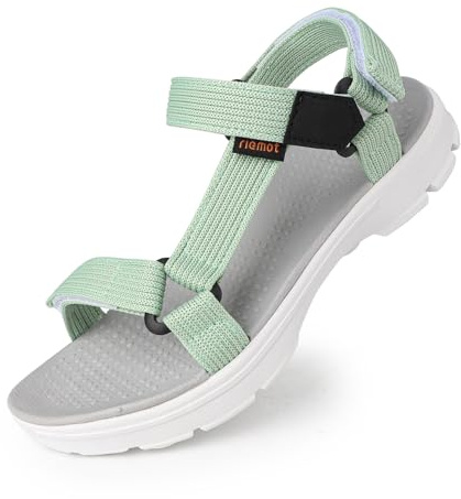 riemot Femmes Sandales d'été pour l'extérieur Sandales athlétiques ajustables Chaussures de marche Trekking Beach Sandales de sport