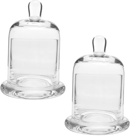 FOMIYES 2sätze Glas Kerzenhalter Glocke Für Tischdekoration Hochzeit Geburtstag Party Geschenk Glas Kerzenhalter Mit Klarer Und Langlebiger Optik Für Zimmerdekoration