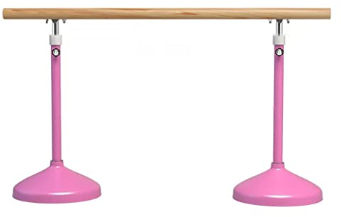 Ballettstange Hochleistungs-Ballettstange aus Stahl mit Saugnapf, einem Massivholzgriff mit Einstellbarer Höhe, geeignet for Heimstudios (Size : 2.5M/8.2FT)