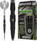 WINMAU Sniper Black 24 Gramm Professionelles Wolfram-Dart-Set mit Flights und Schäften (Shafts)