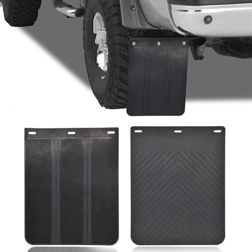 OLLinS per Pick-up Auto SUV Van Truck Minivan Camper 2 Pezzi Universale paraspruzzi in Gomma Resistente paraspruzzi paraspruzzi Anteriore Posteriore Paraspruzzi