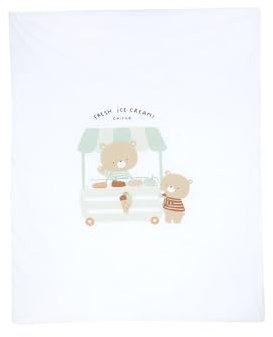 Chicco, Coperta Neonato e Neonata, in Morbido Cotone, Ideale per la Primavera e l'Autunno, Idee Regalo Nascita, Designed in Italy