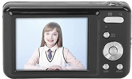 2.7in Digital Camera, 48MP High Definition Camcorder, 8x Digital Zoom Portable Digital Camera for Children Beginners (Black)