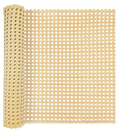 Wiener Geflecht Meterware 40 x 200cm - Cane Webbing Rattan Roll für DIY Möbeldekoration - Handgemachtes PE Kunststoff Flechtmatten für Rattan Handwerker