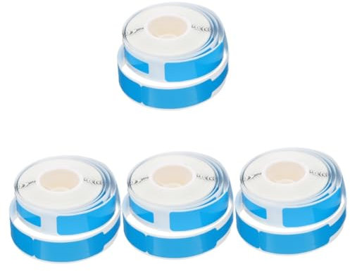 DIYEAH 4rotoli Etichette Termiche Impermeabili Per Adesivi Per e Elettricità Blu Facili Usare e Resistenti All Etichette Per e Fili
