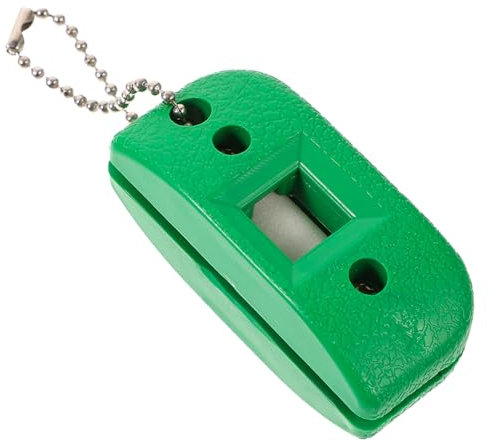 BESPORTBLE Sandstein-schleifstein Für Eisschuhe Schlittschuhpflegemittel Mit Einstellbarem Breiten Und Kette Für Tragen