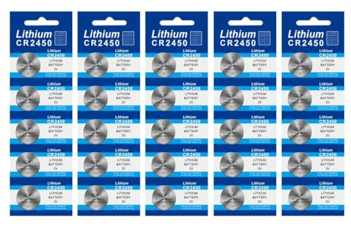 MZRAN Paquete de 25 pilas de botón de litio de 3 V CR927/CR1220/CR1620/CR1632/CR2016/CR2025//CR2450