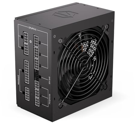 ENDORFY Supremo FM6 1000W Netzteil ATX 3.1 PCIe 5.1, 80 Plus Gold, Cybenetics Platinum, Vollmodulares PSU, 12V-2x6, Leiser Fluctus 120 mm Lüfter, Japanische Kondensatoren