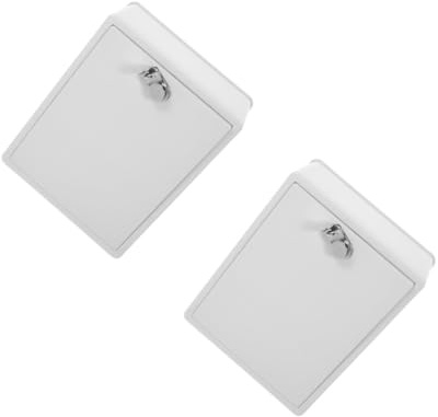 HOMSFOU 2piezas Caja De Leche Exterior con Cerradura Buzón De De Paquetes Caja De Leche Montada Pared Accesorio De Seguridad para Entregas De y Mensajería