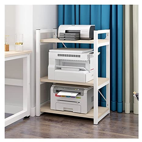 Generisch Druckerständer Kleiner Druckerregal Desktop Doppelschichtkopierer Rack Multifunktional Office Table Host-Speicher Rack Druckerregal