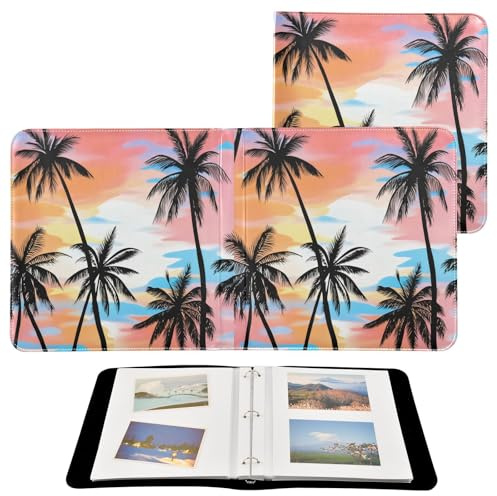 JUMBEAR Grande album fotografico autoadesivo con 20 pagine, album fai da te, per matrimoni, famiglia, bambini, vacanze, palme tropicali