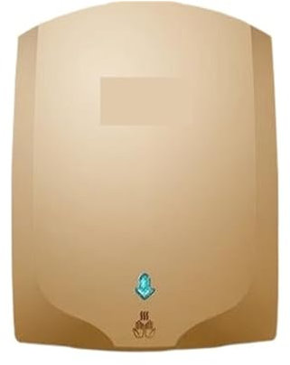 NGBFF Asciugamani Elettrico, Asciugamani Intelligente a induzione Completamente Automatico, asciuga Mani da Bagno for Hotel ad Aria Calda e Fredda(White Hot Cold Air)