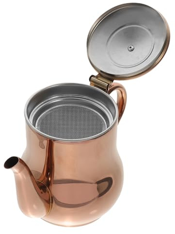 UTHCLO Olla Coladora De Aceite De Acero Inoxidable 500ml Multfuncional Recipiente Para Aceite De Cocina Filtro Para Uso Doméstico y Almacenamiento De Condimentos