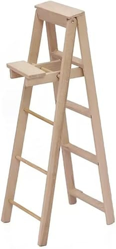 1/12 Miniature Step Ladder Dollhouse Furniture Accessories, Décor, Decorations