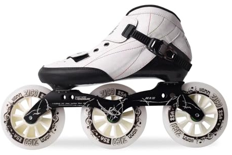 Pattini in linea da uomo, scarpe da corsa con ruote da 90 mm, fibra di carbonio, cuscinetti, allacciatura rapida, ventilazione Vortech, ideali per uso urbano e fitness, disponibili in diverse misure.