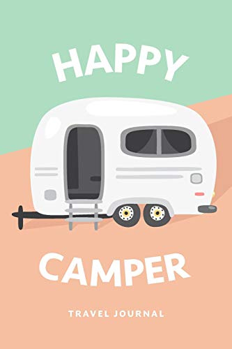 Caravan Journal Blank Lined Happy Camper Travel Notebook