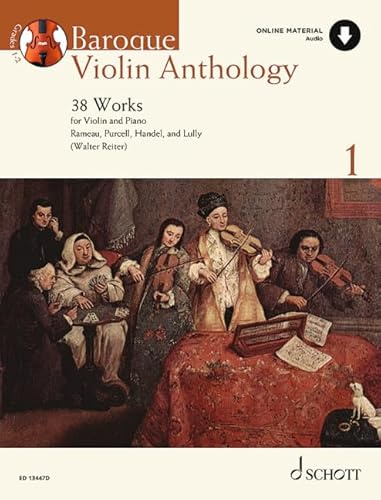 Baroque Violin Anthology: 38 Pièces. Vol. 1. violin and piano.