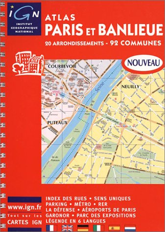 Atlas routiers : Atlas Paris Banlieue