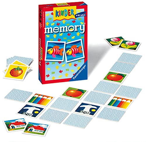 Ravensburger 23103 - Kinder Memory®, der Spieleklassiker für die ganze Familie, Merkspiel für 2-8 Spieler ab 4 Jahren