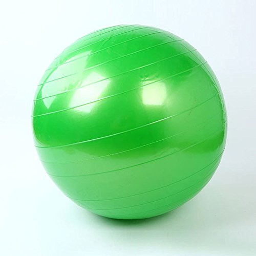 Lexys Gymnastikball Sitzball Yogaball Physioball mit Pumpe 65cm grün