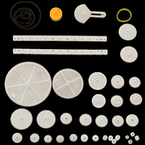 EsportsMJJ 34 Arten Motor Gear Rack Riemenscheibe Riemen Single Doppelgetriebe Kit Set