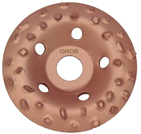 Weischer® - Hartmetall-Schleifscheibe 115 x 22,23 mm | Körnung grob | HM Schleifteller Schleiftopf Frässcheibe Topfschleifer | für Estrich, Beton, Stein, Mauerwerk, Fliesenkleber, Farbe