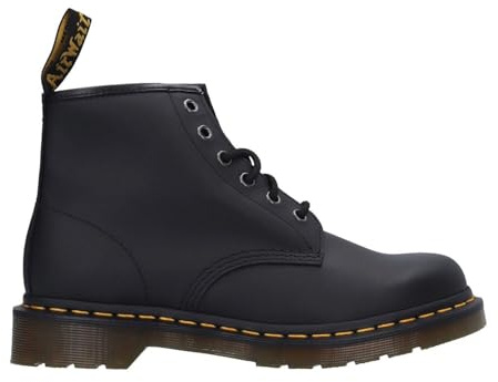 Dr. Martens Unisex 8 Tie Boots, Black Nappa, 40 EU