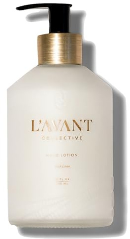 L'AVANT Collective Luxury Hand Lotion - High Performing Moisturizing Hand Cream for Dry, Cracked Hands, Nails & Cuticles - Hydrating Shea Butter Formula (10 oz, Fresh Linen)