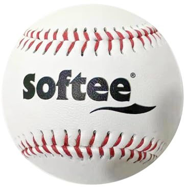 Röd skum basebollträ med boll