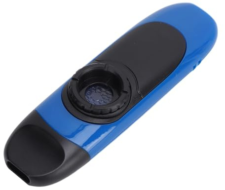Kazoo-Flöte, Einfach zu Spielendes, Tragbares Professionelles Kazoo-Flöteninstrument mit 5 Membranen für Soloauftritte (Blau)