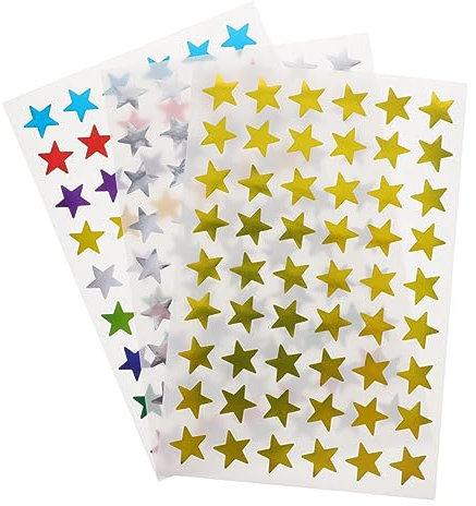 TOYANDONA 30blätter Junge Mädchen Belohnungsaufkleber Mit Sternmotiven Dekorative Cartoon-Sterne Aufkleber Für Lehrer Und Eltern Geeignet Für Klassenzimmer Und Partys