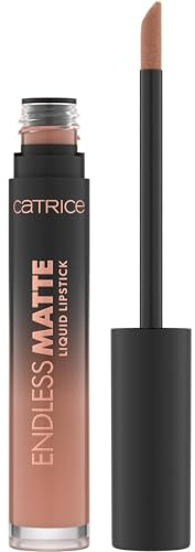 Catrice Endless Matte Liquid Lipstick, Nr. 010, Nude, langanhaltend, mattierend, schnelltrocknend, vegan, ohne Konservierungsstoffe, ohne Parabene, ohne Mikroplastikpartikel, 1er Pack (4.5ml) | Lippenstift, Schnelltrocknend, Mattierend, Langanhaltend