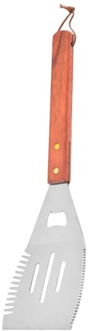 Palette Per Griglia In Metallo | Utensili da Barbecue per Campeggio | Paletta Barbecue Antiaderente per Ristorante, Esterno, Giardino, Terrazzo, Grigliate e Campeggio