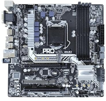 Placa Madre Placa Base Fit For ASRock B250M-OEM Compatible con i7-7700K, 6700K, i5-7600K, 6500, i3-7350K, 6300 CPU LGA1151 DDR4, 2400 MHz, SATA III, NVME, M.2 mATX