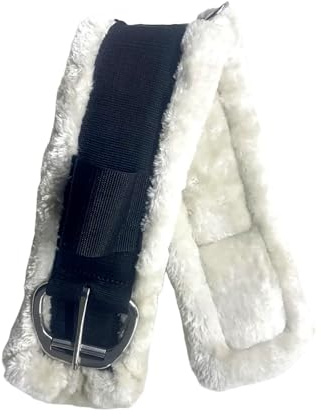 Leichter Pferde-Körpergurt aus Fleece, elastisch, englisches Fleece, strapazierfähig, Sattelzubehör, atmungsaktiv
