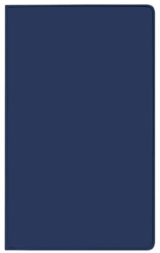 Taschenkalender Modus geheftet PVC blau 2026: Terminplaner mit 2-Wochenkalendarium. Wiederverwendbarer Buchkalender 1 Woche 1 Seite. 8,7 x 15,3 cm