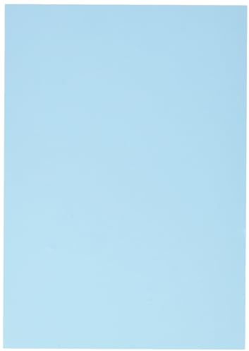 Brunnen 102250030 Karteikarte (A5 unliniert, 100 Stück, eingeschweißt) blau