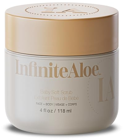 Infinite Aloe Skin Care Scrub, 120ml - 1 Jar - InfiniteAloe Face & Body Exfoliator