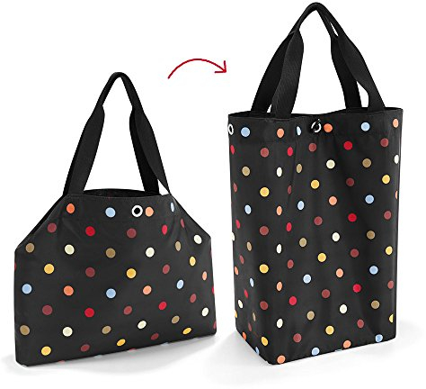 Reisenthel CH7009 Changebag Dots, Polyester, schwarz, 49 x 49 cm