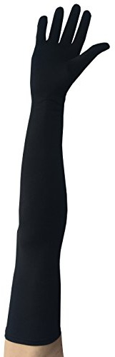 Seeksmile Guantes clásicos de elastano por encima del codo para adultos, talla de 22 pulgadas de longitud, guantes de disfraz de cosplay