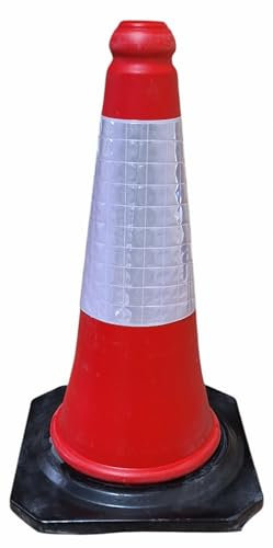 Ferretelix® Cono de Señalización Tráfico 50 cm