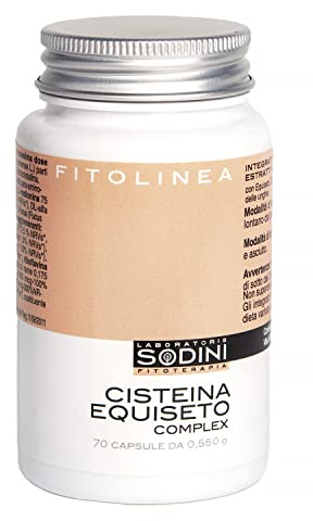 Cisteina Equiseto Complex - Integratore Alimentare - con Minerali e Vitamine - per il Benessere di Capelli e Unghie - 70 Capsule