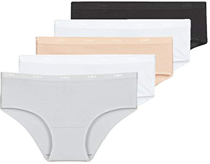 Dim Boxer Femme Lot de 5 | Les Pockets Ecodim Toucher Doux | Coton Stretch | Finitions Extra Plates | Confort Quotidien | Multicolore