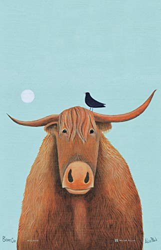 ' Broon Coo 'Ailsa Schwarz Geschirrtuch Spüllappen - Amun-Re, Lustig, Komische, Perfektes Geschenk