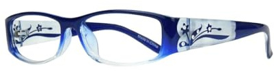 EYEBOGO Kaylee Lunettes de Lecture pour Femme, Lunettes Loupe Femme (Bleue, 3.50)