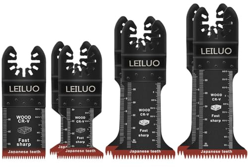 Multiverktygsblad LEILUO 22-pack trä plast metall svängande sågblad kit förpackad med förvaringsväska passar DeWalt Silverline Einhell Makita Ryobi med mera