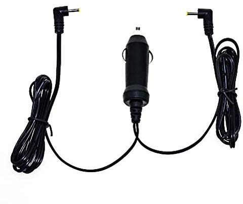TOP CHARGEUR * 12V Car Cigarette Lighter Charger for NAVISKAUTO HDMI Input Portable DVD Player with 2 Headrest Screens for Children 10.1 Inches